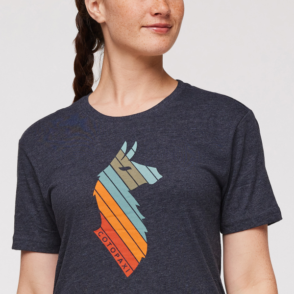 Llama Stripes T-Shirt - Women's